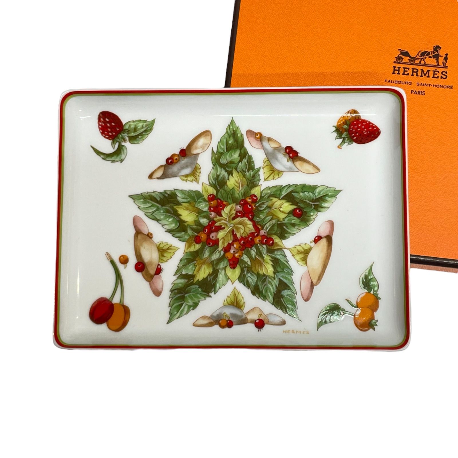HERMES スクエア プレート ピタゴラス エルメス |2158|☆