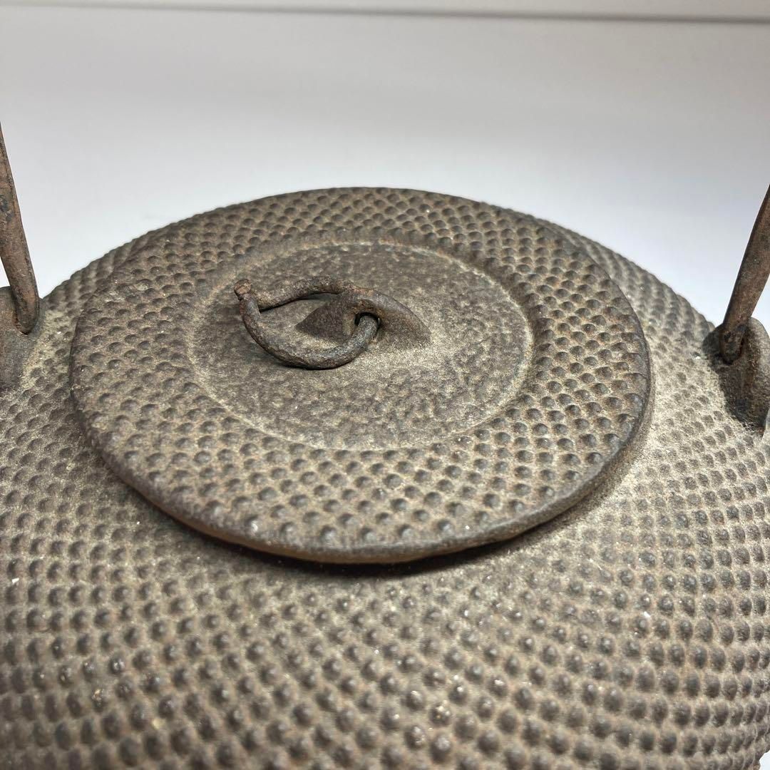 蓋裏に銘 1600g|持ち手込高さ約20㎝