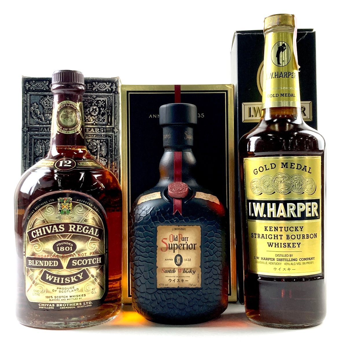 3本 オールドパー シーバスブラザーズ スコッチ 750ml ウイスキー
