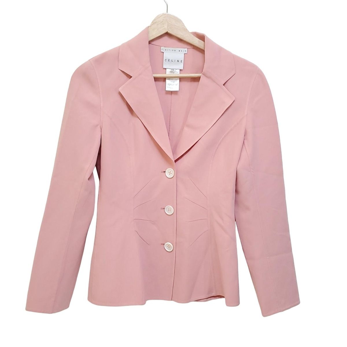 CELINE セリーヌ ジャケット ピンク フランス製 CELINE(セリーヌ) ジャケット サイズ36 S レディース - ピンク