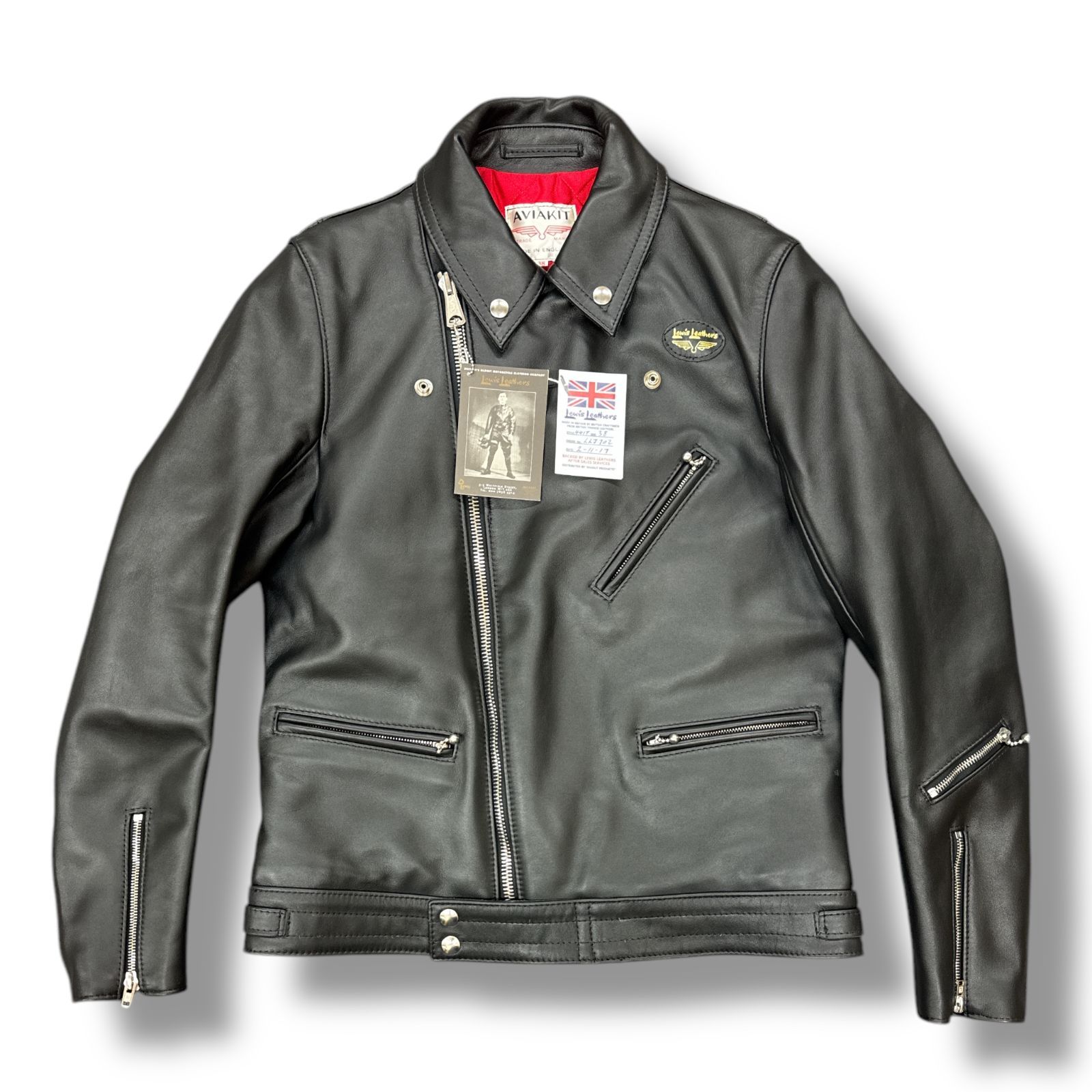 未使用品 LEWIS LEATHERS CYCLONE TIGHT FIT #441T サイクロン