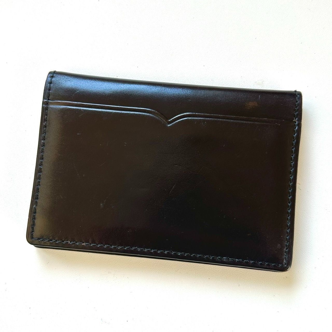 キプリス CYPRIS 名刺入れ カードケース オイルシェルコードバン