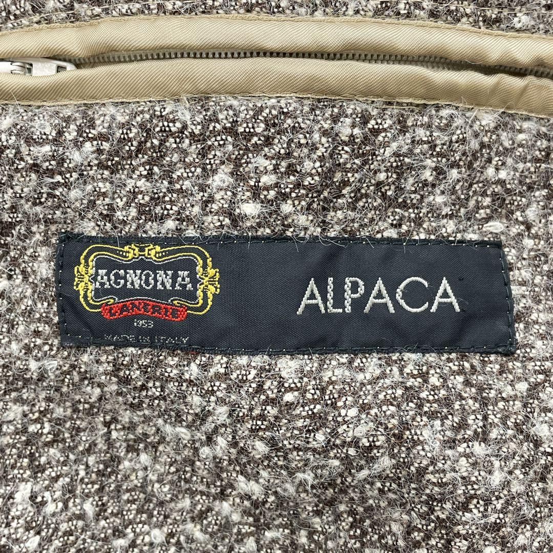 AGNONA アニオナ ダッフルコート アルパカ シャギー ロング フード