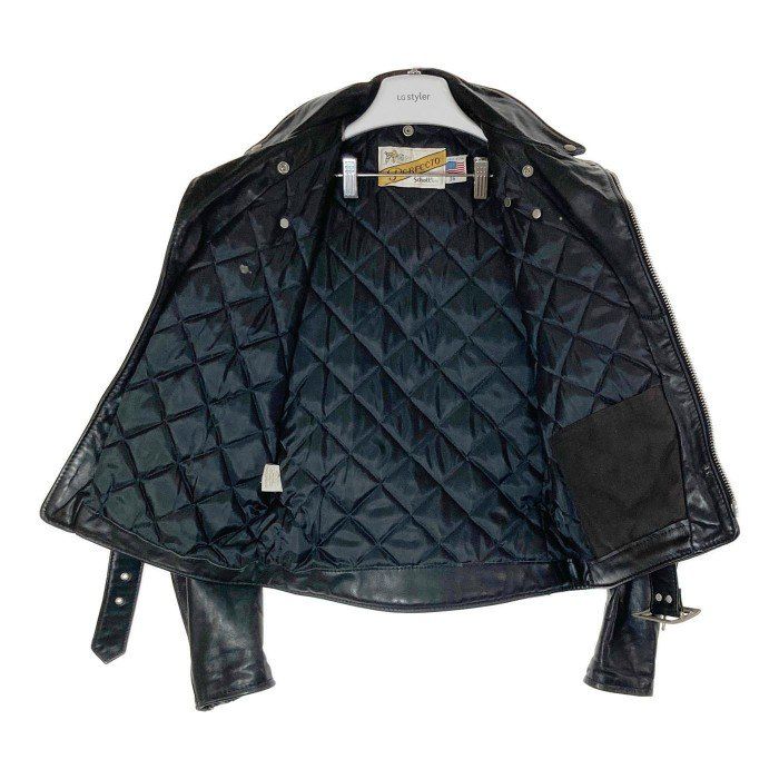 ☆SCHOTT ショット118 ダブルライダース ジャケット カウレザー