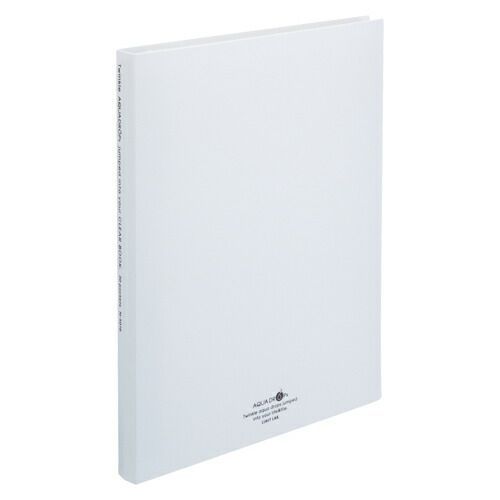 リヒトラブ ＡＱＵＡ ＤＲＯＰｓ クリヤーブック ポケット交換タイプ N 5016 0 白 1冊