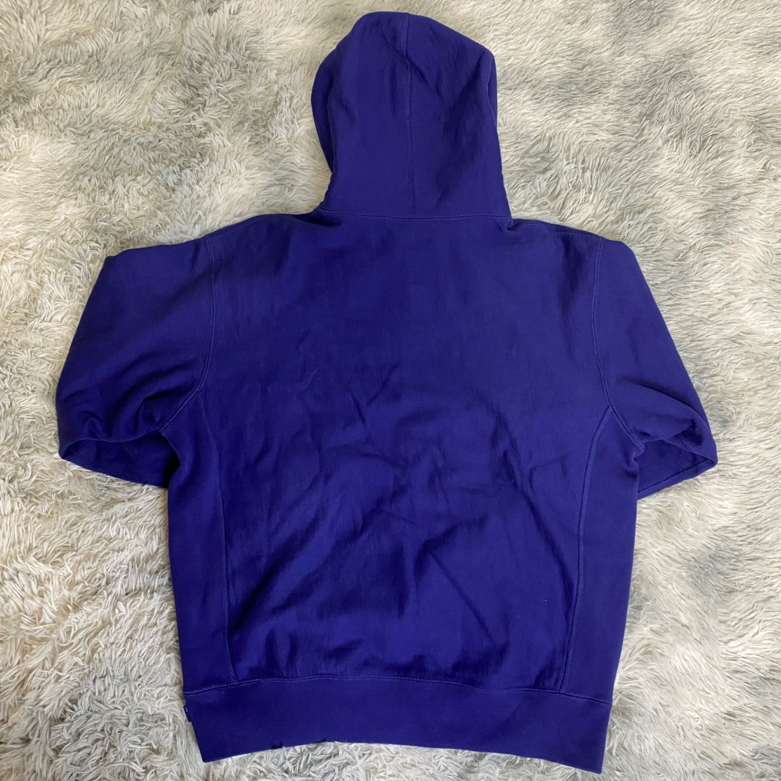 SUPREME シュプリーム メンズ レディース パーカー M 青紫 ロゴ