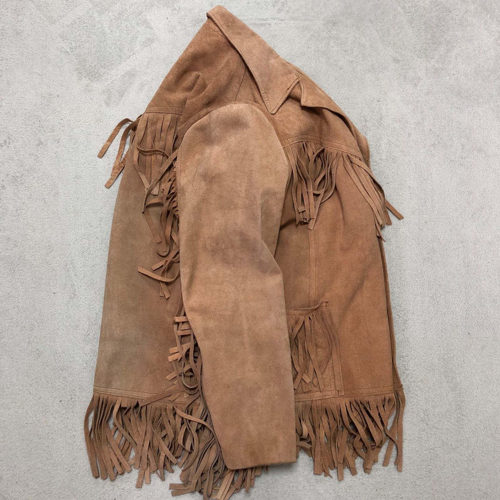 DEP'T メキシコ製 レザージャケット ウエスタンジャケット フリンジ