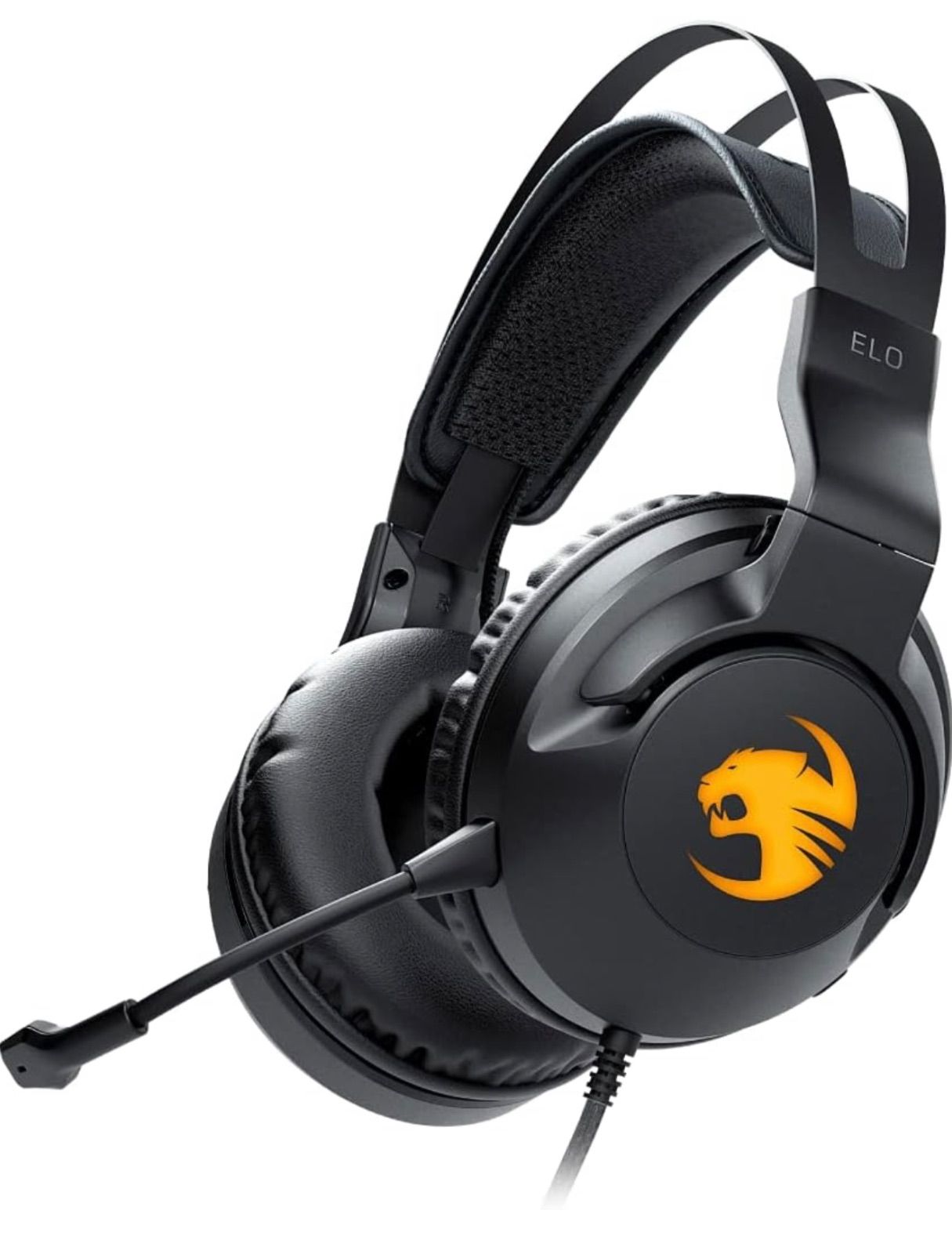 ROCCAT ゲーミングヘッドセット Elo 7.1 USB 有線 ブラック 黒 PC PS5 PS4 サラウンド ドイツデザイン 日本正規代理店品