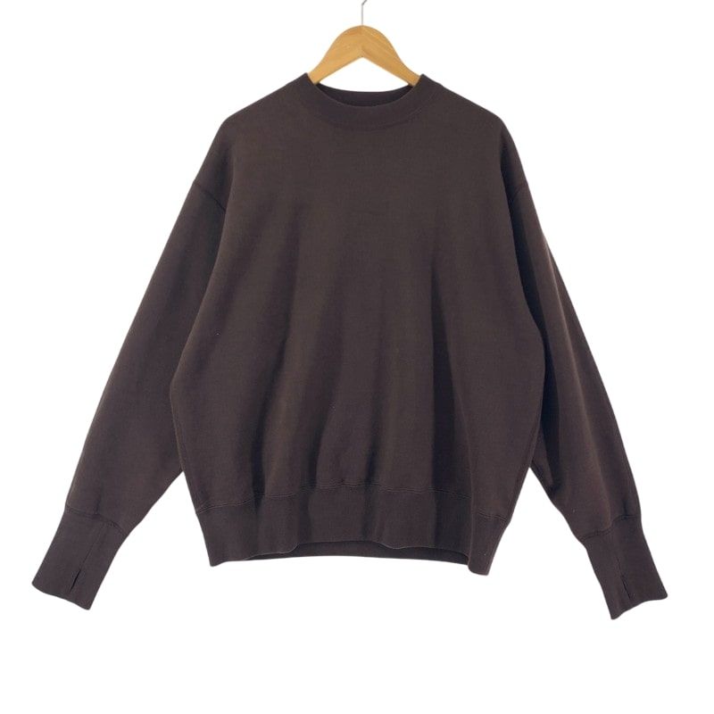 UNLIKELY SPLIT RAGLAN SLEEVE CREW サイズ L ブラウン メンズ 140-241214-st-1-fuz