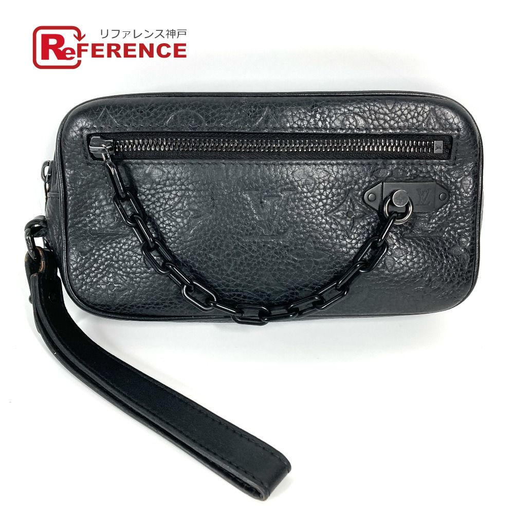 LOUIS VUITTON ルイヴィトン クラッチバッグ ポシェットヴォルガ M55703 トリヨンレザー ノワール ブラック