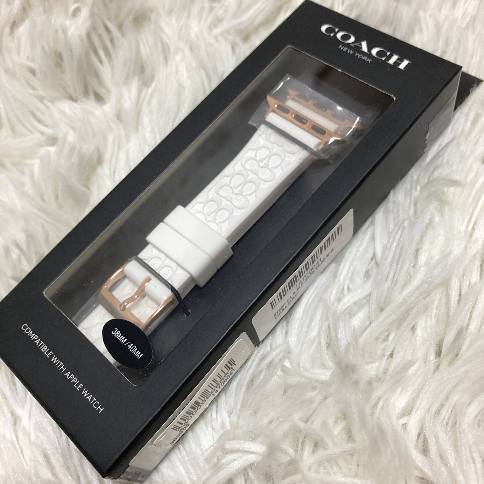 コーチ COACH アップルウォッチ バンド ラバーバンド 腕時計