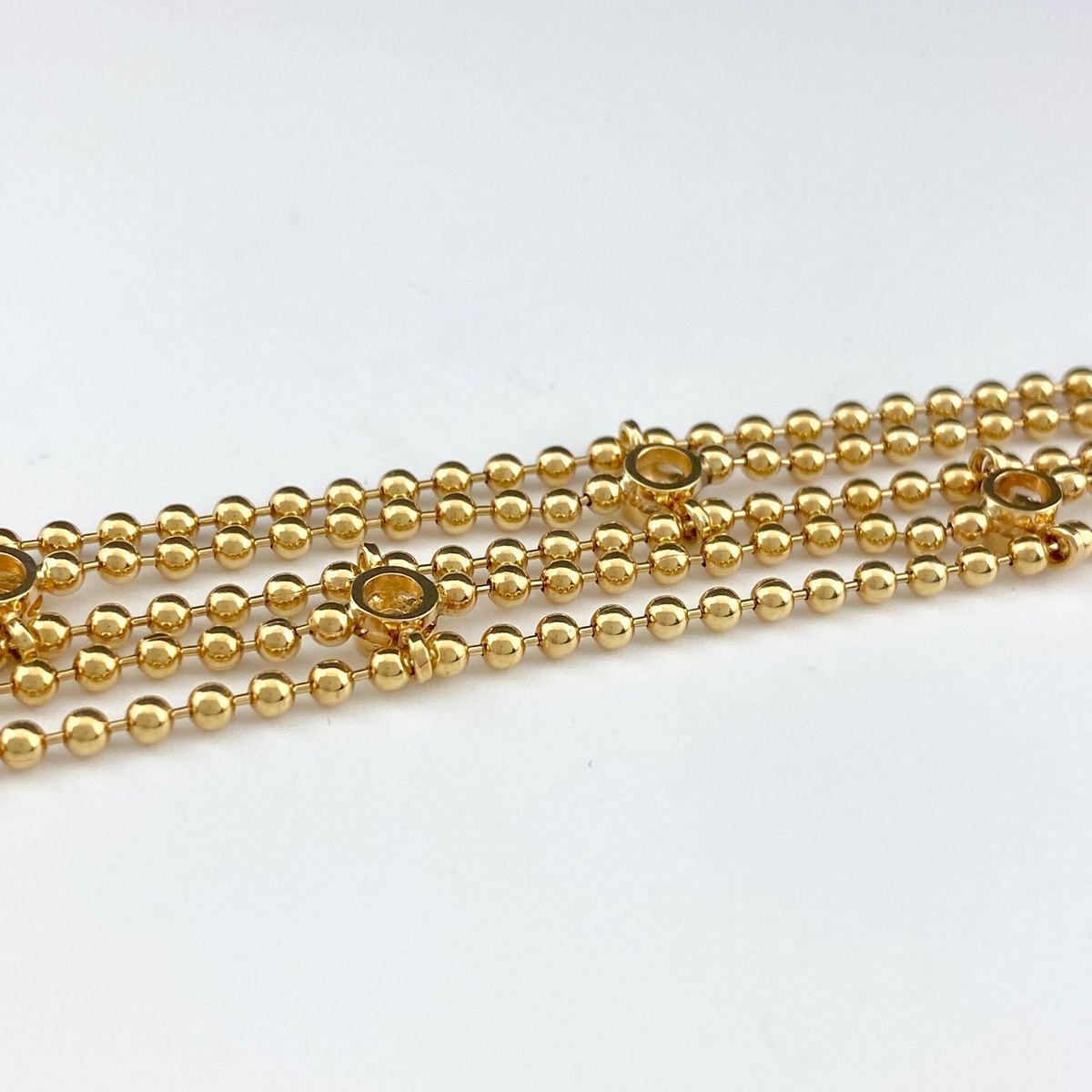 メレダイヤ デザインブレスレット K18 イエローゴールド 腕輪 