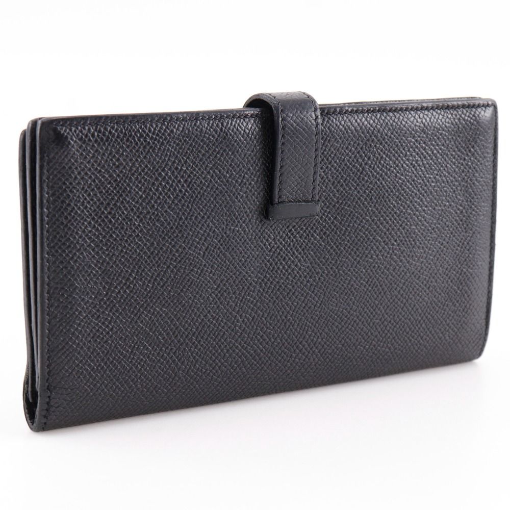 HERMES】エルメス ベアン クシュベル 黒/シルバー金具 □O ユニ HERMES】エルメス ベアン クシュベル 黒/シルバー金具 □O ユニ