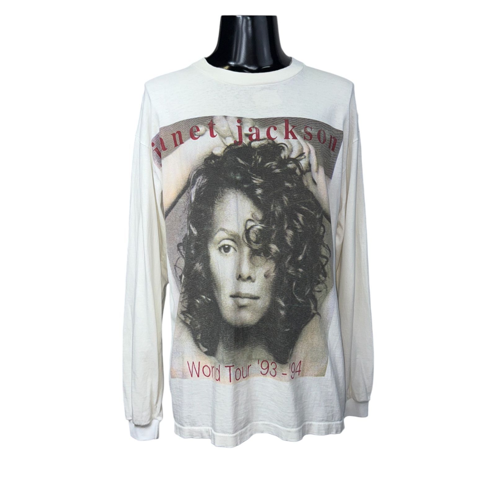 JANET JACKSON ジャネットジャクソン janet. World Tour 93-94 90 s Vintage ロングTシャツ XL