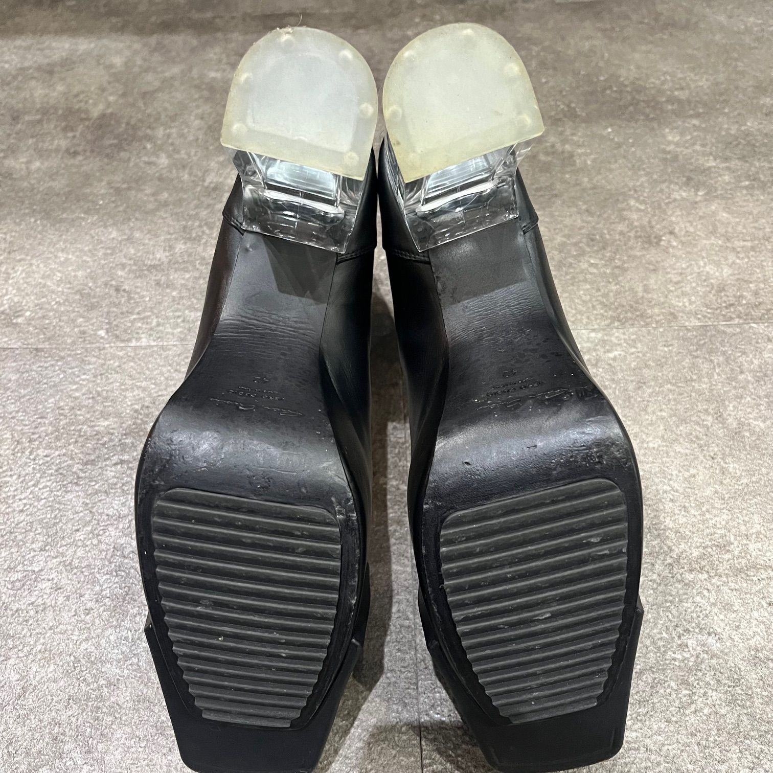 Rick Owens 22AW BEATLE PLATFORMS RR02B2845 LPOGR プラットフォーム キスブーツ リックオウエンス 42  67113A1 - メルカリ