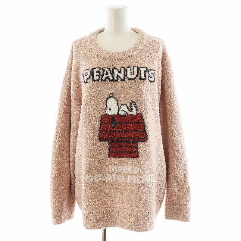 紙タグ付 新品 ジェラートピケ スヌーピー ベビモコ ルームウェア F ジェラートピケ gelato pique PEANUTS 22AW スヌーピー ベビモコ