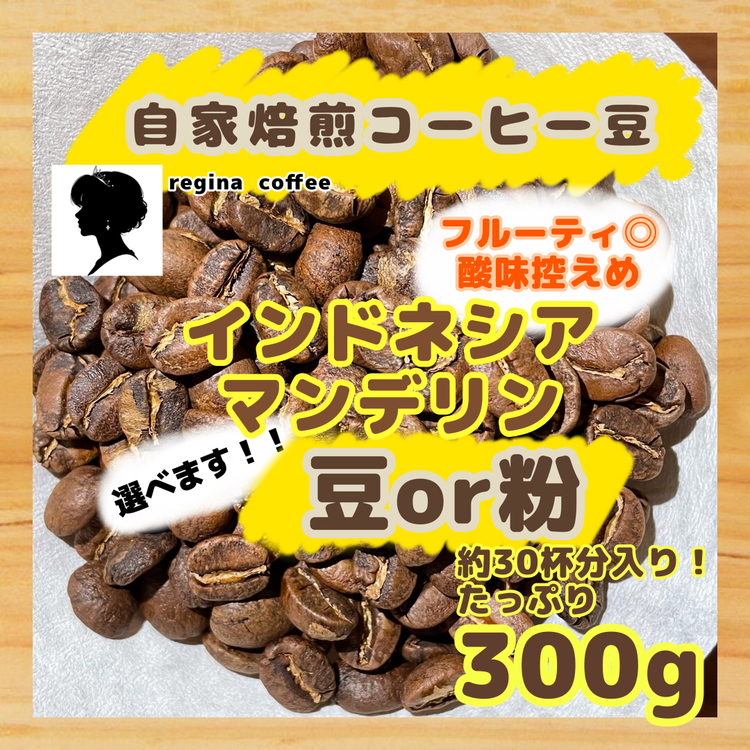 自家焙煎コーヒー豆　スペシャリティ　インドネシア　ドロッサングール150g