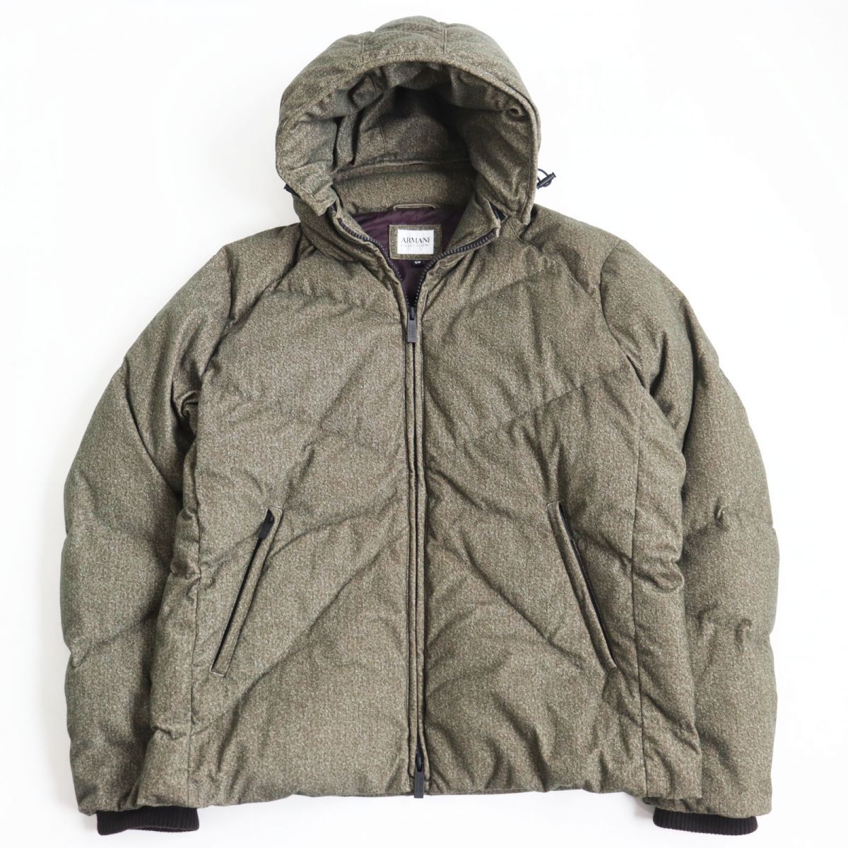 美品○ARMANI COLLEZIONI アルマーニコレッツィオーニ ダブルZIP 