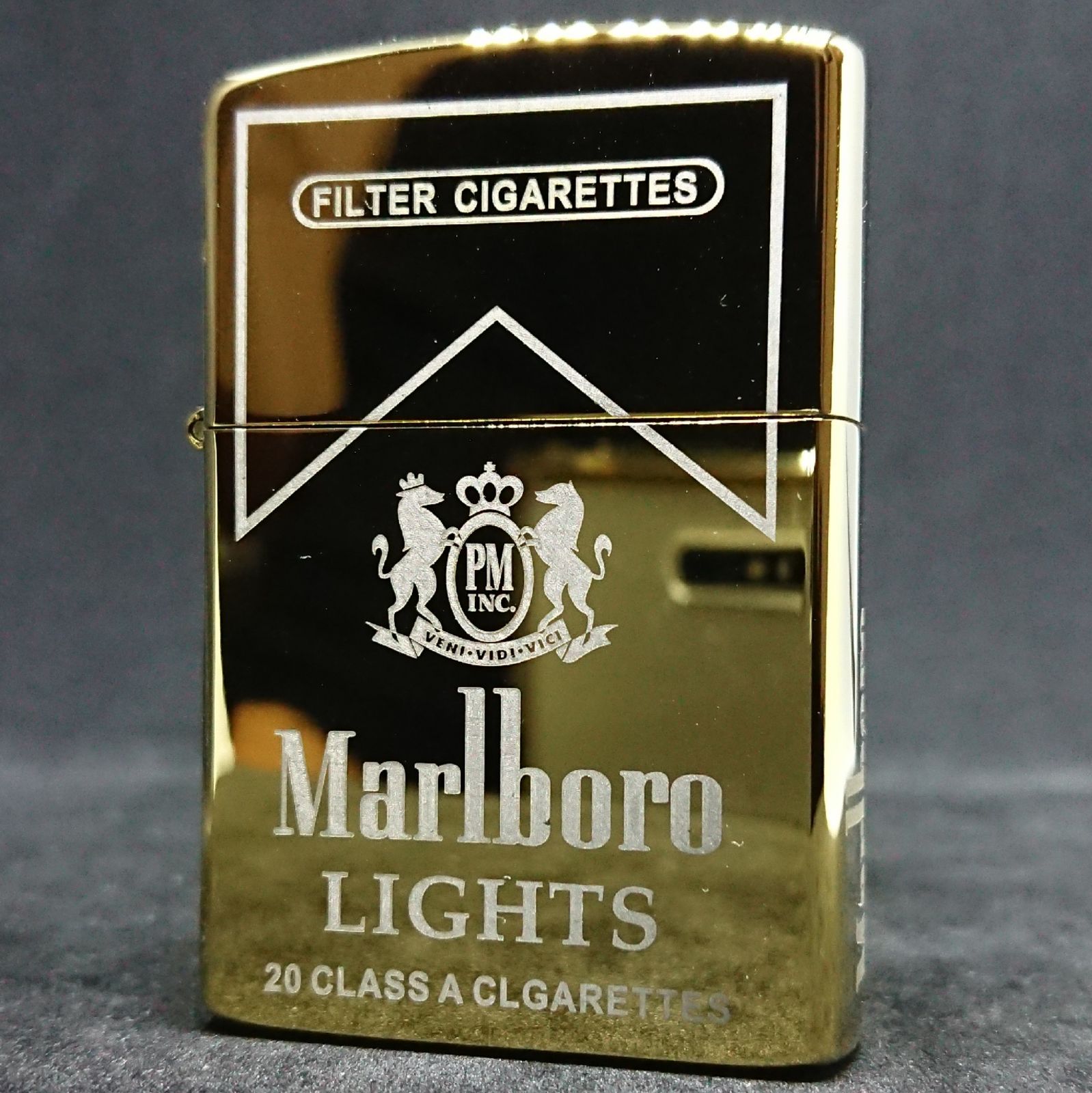マルボーロ ZORRO マルボロ Marlboro ブルー Zippoサイズ