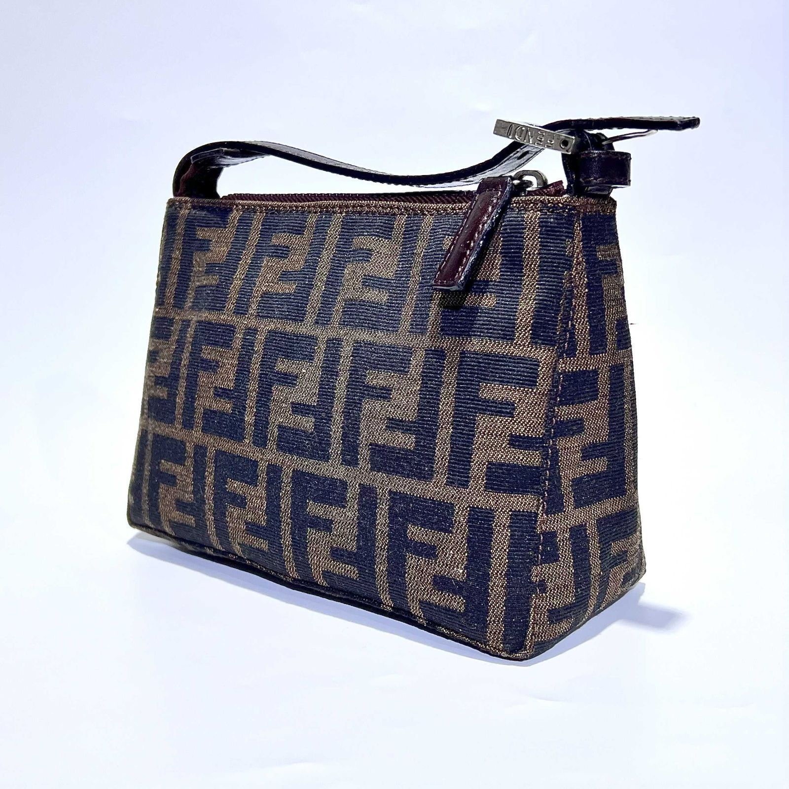 フェンディ　ミニハンドバッグ　ズッカ　ポーチ　レディース FENDI フェンディ ズッカ柄 ミニ ハンドバッグ アクセサリー