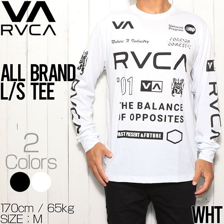 【送料無料】ロングスリーブTEE ロンT RVCA ルーカ ALL BRAND L/S TEE AVYZT00844