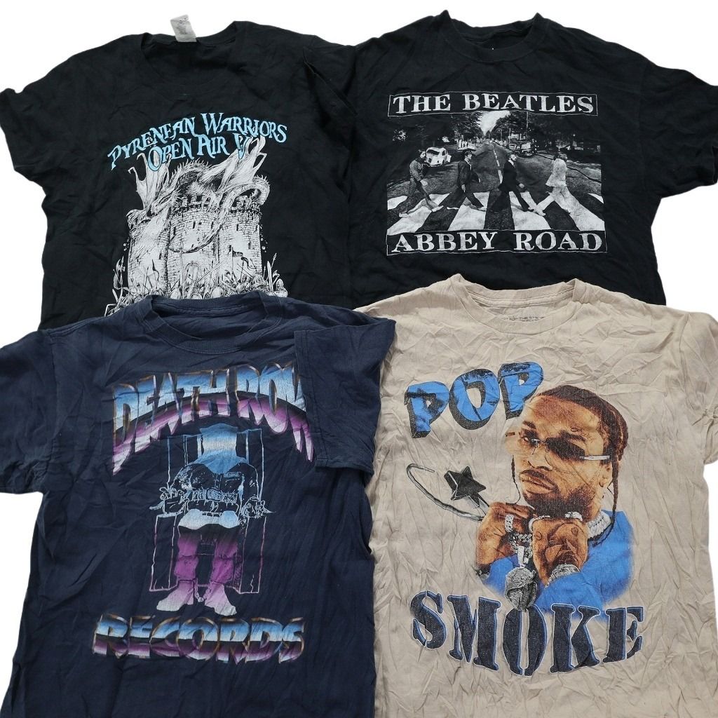 古着卸 まとめ売り 音楽・バンド 半袖Tシャツ 16枚セット (メンズ M  