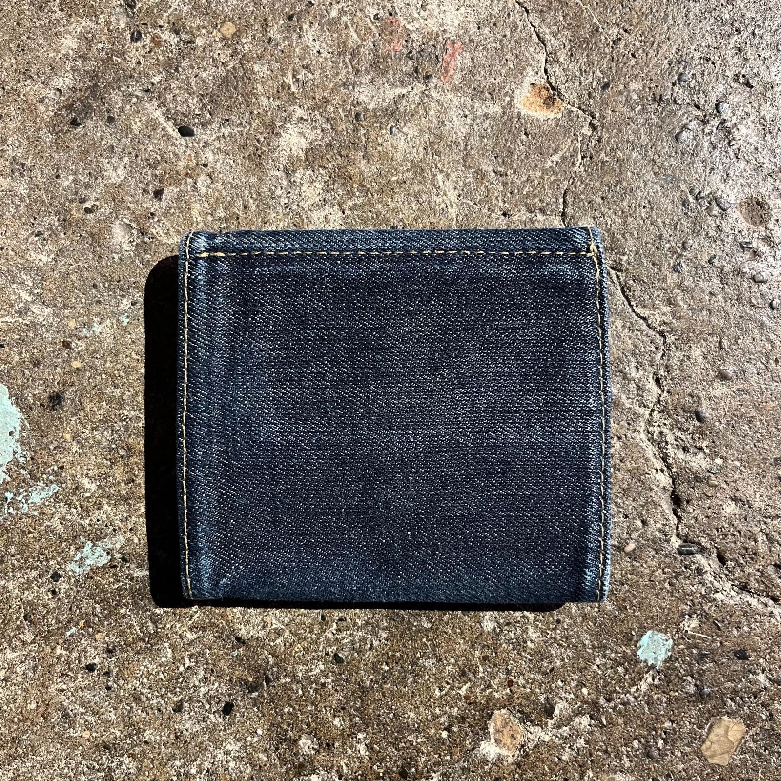 RRL INDIGO DENIM BILFOLD WALLET ダブルアールエル インディゴビルフォールドウォレット 財布 Ralph Lauren ラルフローレン