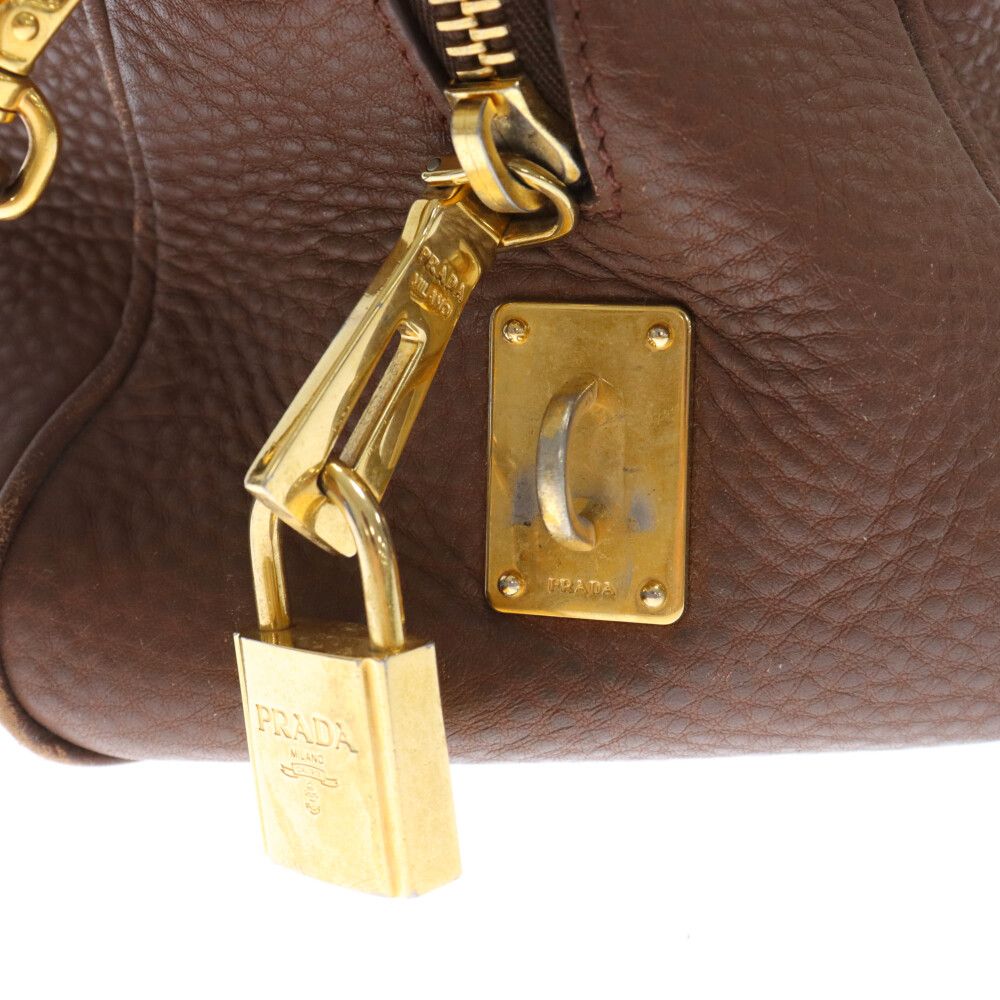 PRADA (プラダ) 2WAY ハンドバッグ ショルダーレザーバッグ レディース  