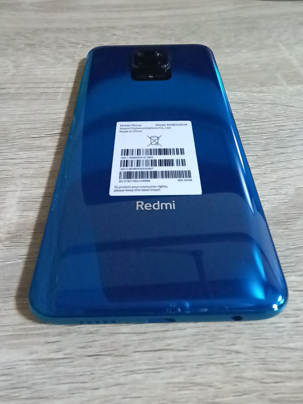 ー品販売 Xiaomi Redmi Note 9s 64GB オーロラブルー sushitai.com.mx