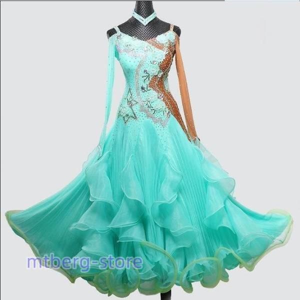 スタンダードドレス✨デモ、発表会、競技会、ダンスパーティーにも最適♪ スタンダードドレス競技会、発表会、デモで大活躍 スタンダード