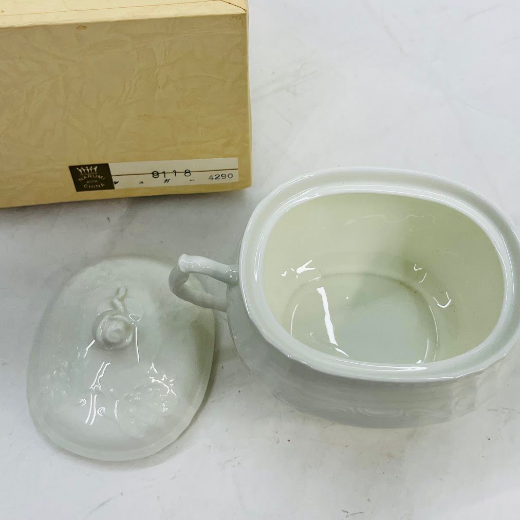 ナルミケーキセットEURARTクリーマーシュガーケーキ皿2枚コーヒーC-S2個セット