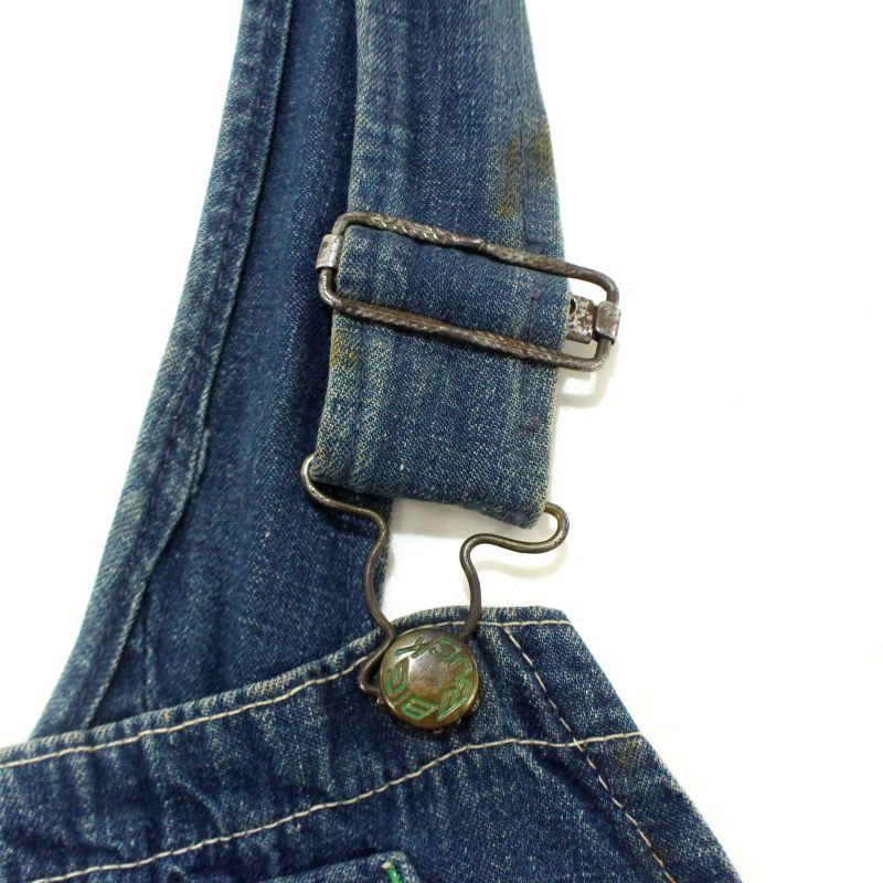 50s vintage BIG BUCK デニム オーバーオール メンズ Lサイズ相当
