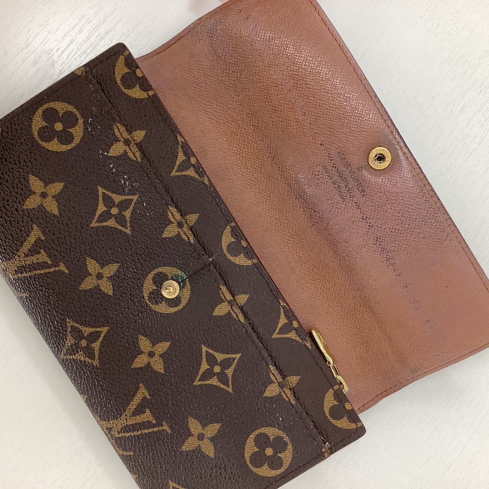 ルイヴィトン 長財布　モノグラム ルイヴィトン モノグラム・アンプラント ポルトフォイユ