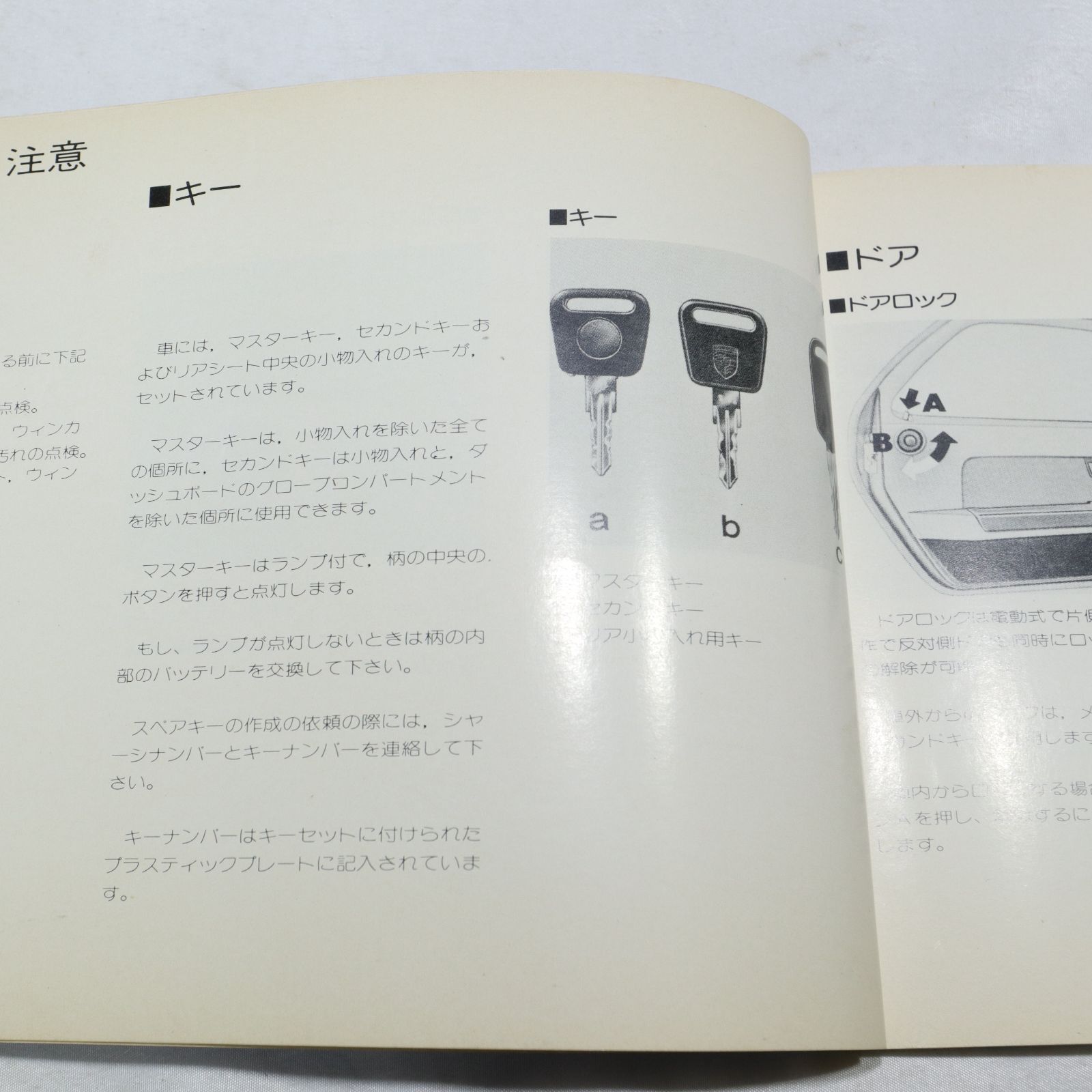 PORSCHE928/ポルシェ928 Driver's Manual/ドライバーズマニュアル/運転