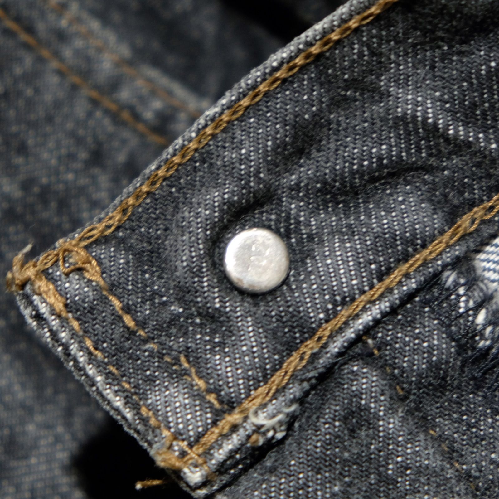 リーバイス505 先染めブラックデニム USA製 W33 希少品】リーバイス