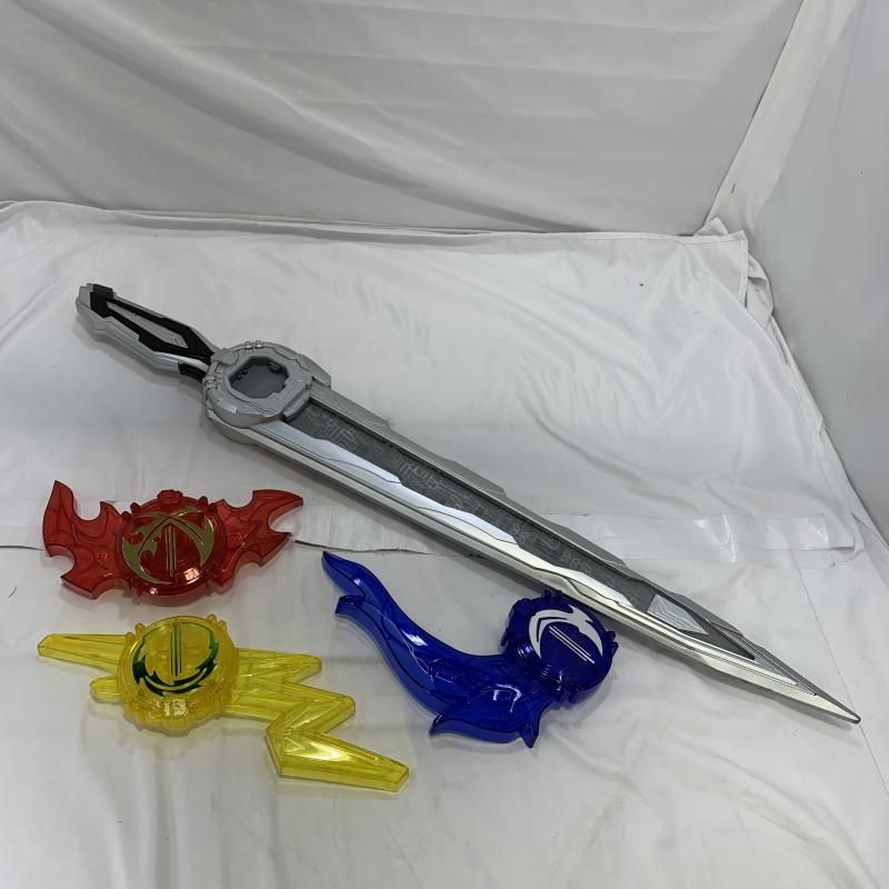 中古】開封/取説欠品)BANDAI 究極大聖剣 火炎剣烈火 水勢剣流水