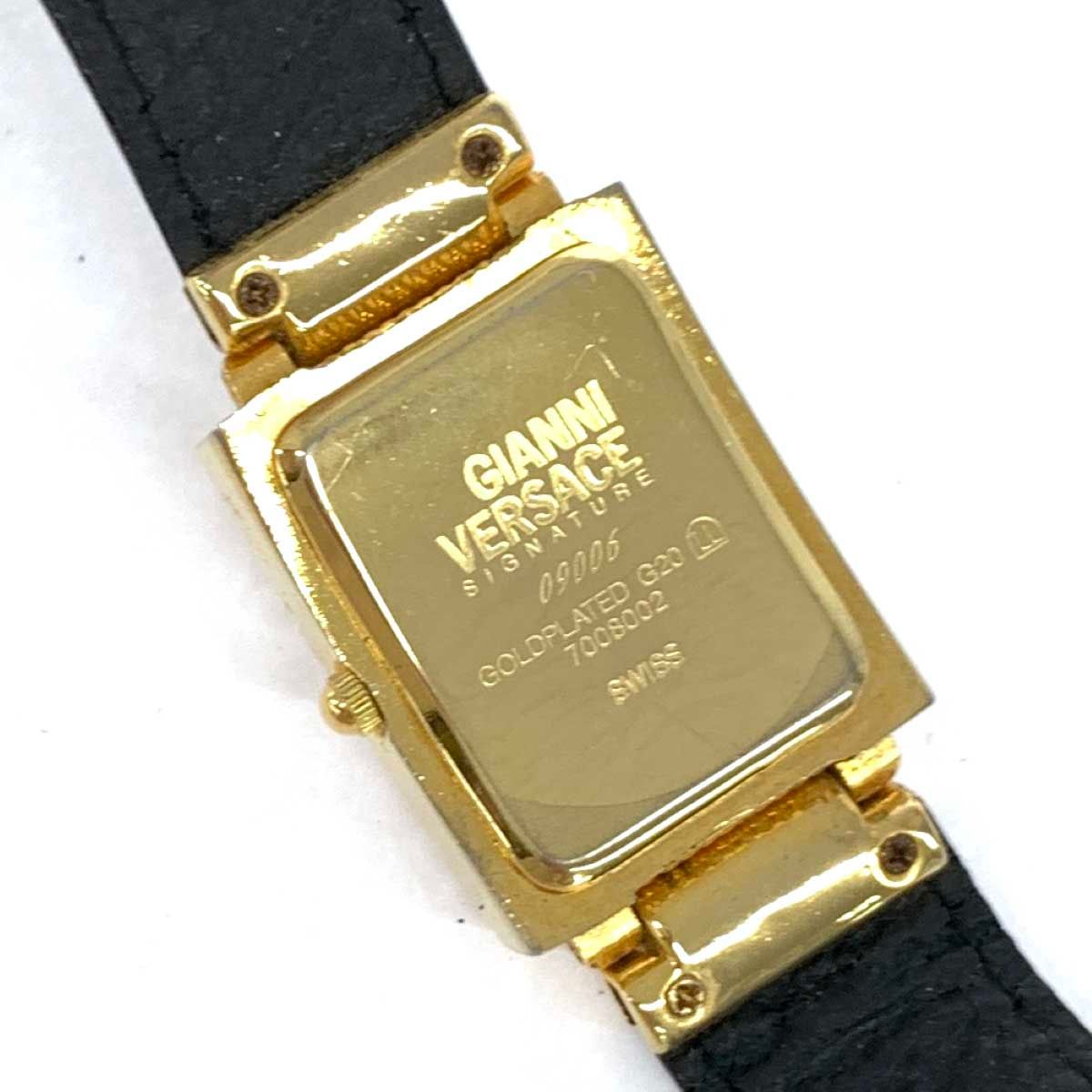 Gianni Versace ジャンニヴェルサーチ 腕時計 09006 ブラック