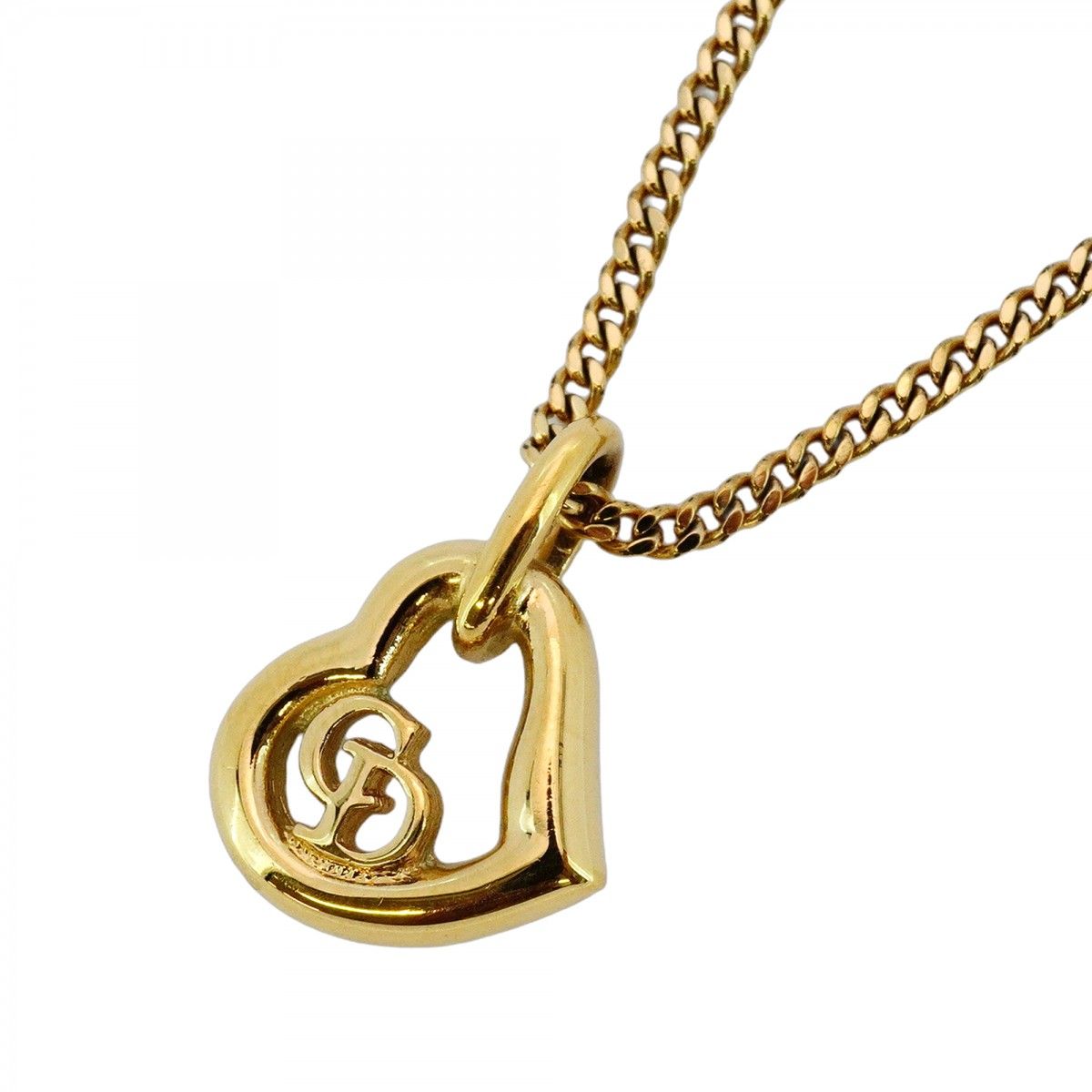 Dior 金メッキ ネックレス ロゴモチーフ Christian Dior ネックレス アクセサリー ロゴ メッキ ゴールド
