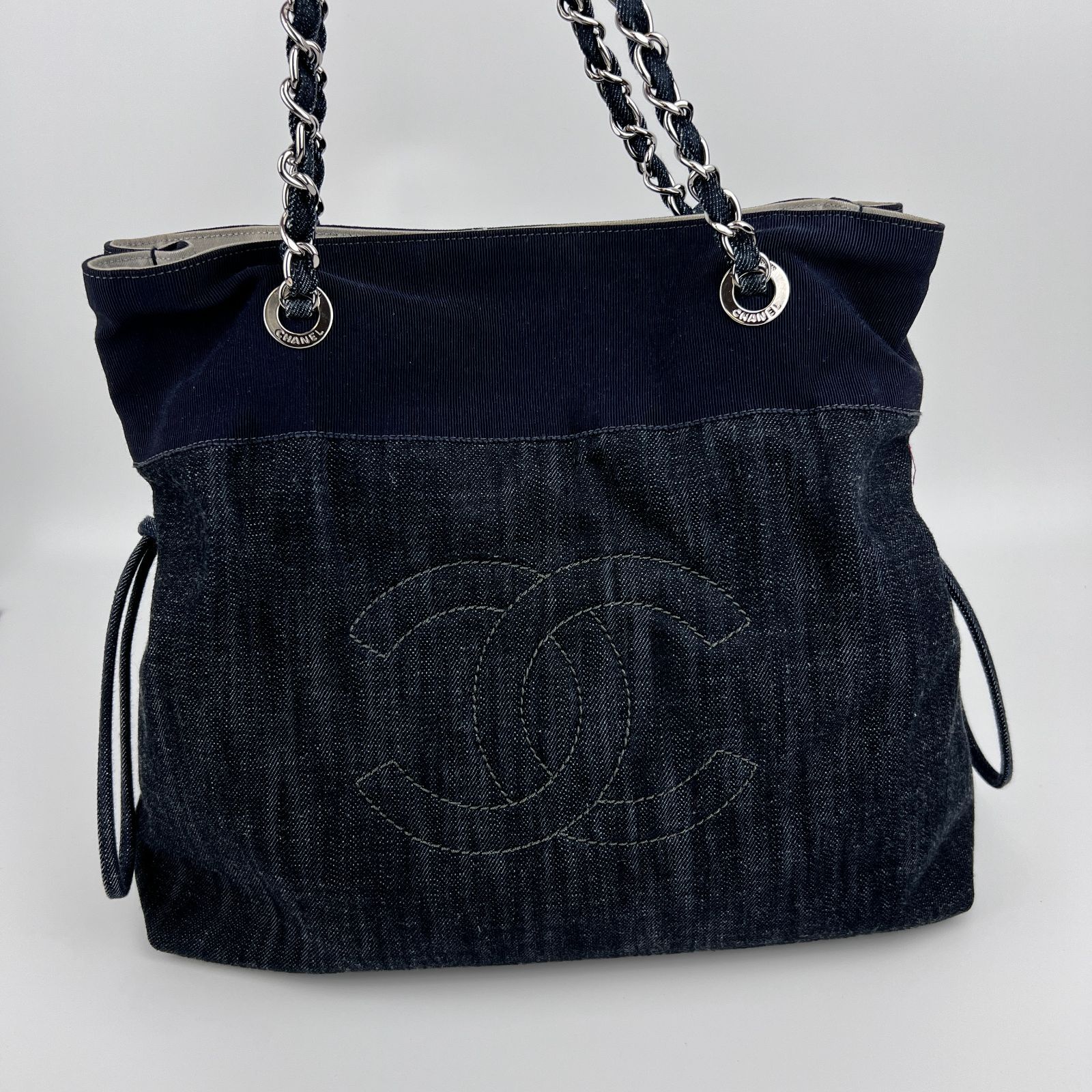 中古】CHANEL シャネル ココマーク マトラッセ チェーン