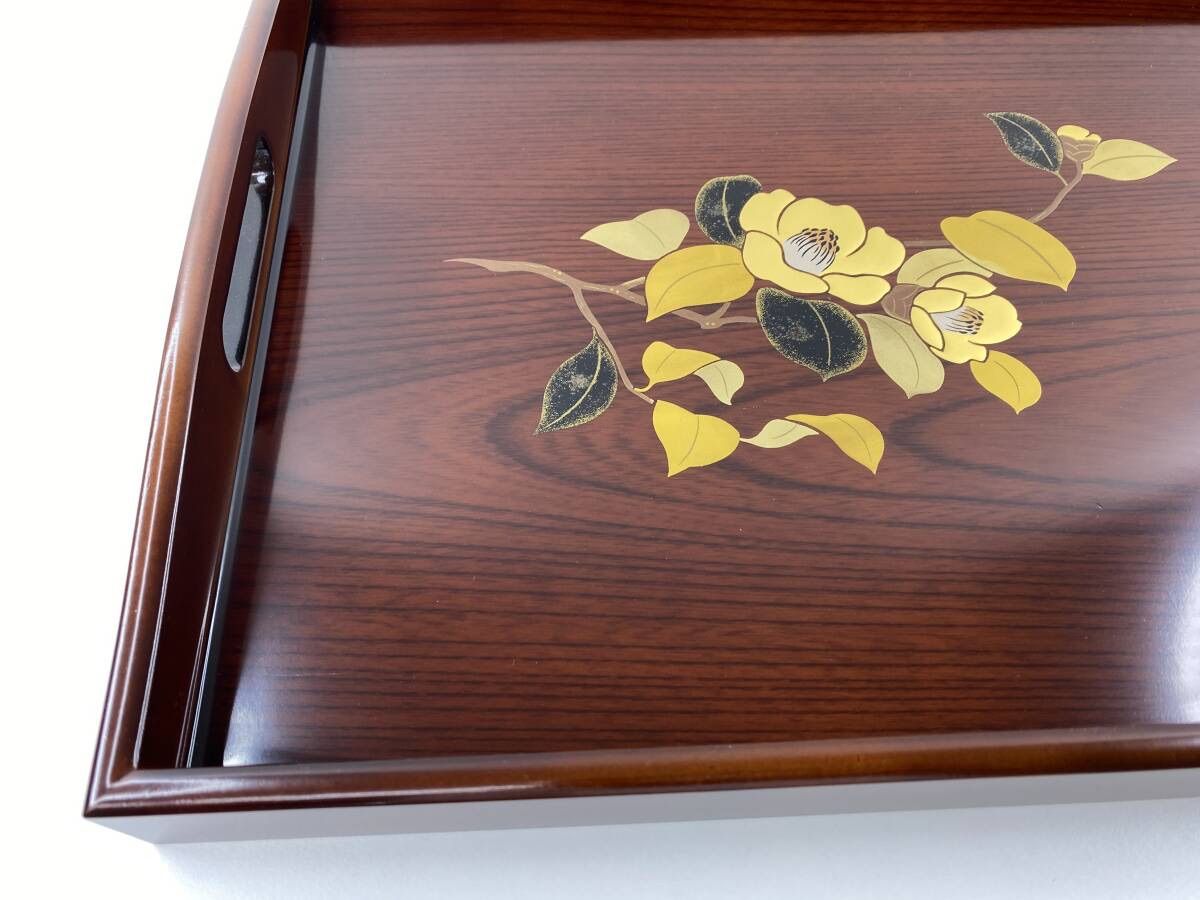 【新品】会津塗　三つ引き出し　椿　(高級木製漆器)(箱あり) 2025年最新】三ツ引箪笥の人気アイテム - メルカリ
