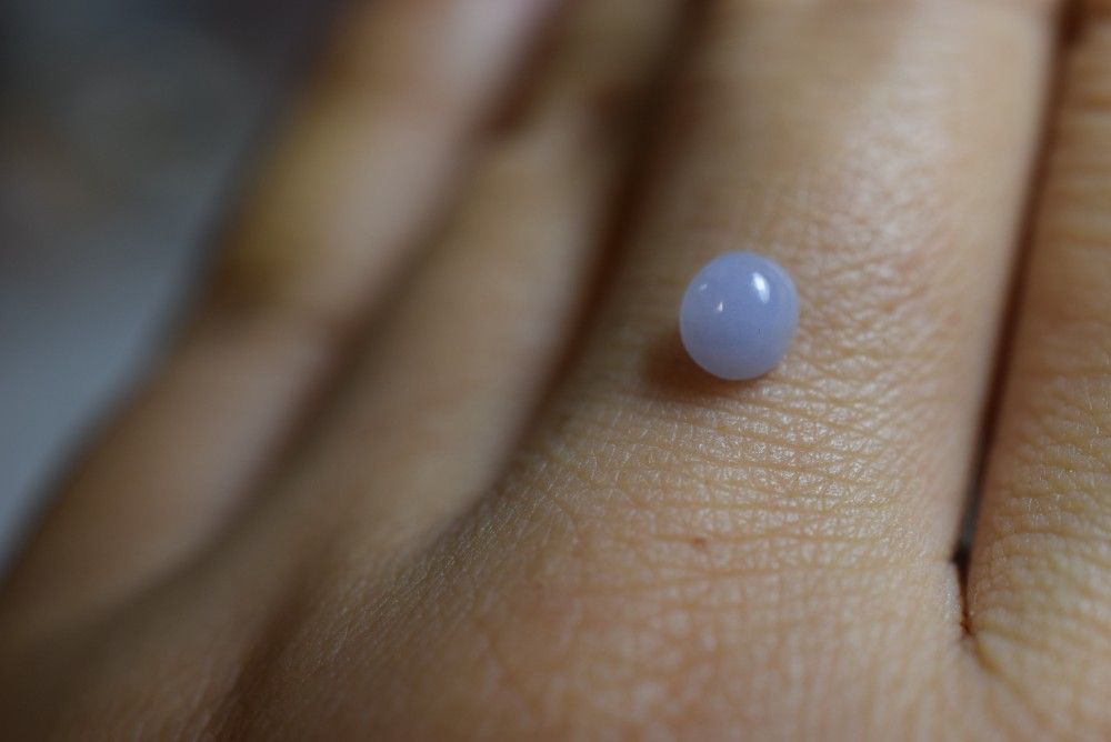 RS10-168 宝石質 ラベンダー ミャンマー産 天然 A貨 本翡翠 ルース  