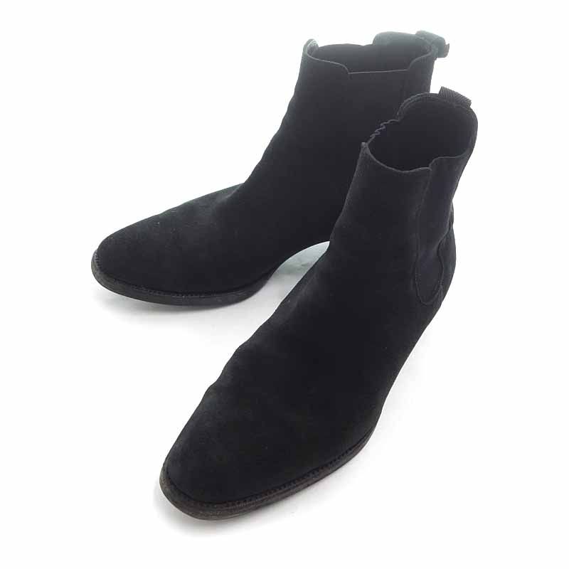 ダブルエイチ WH 新品未使用 サイドゴアブーツ ヒロシツボウチ×干場義雅 ダブルエイチ/WH ヒロシツボウチ × 干場義雅 スウェード サイドゴア