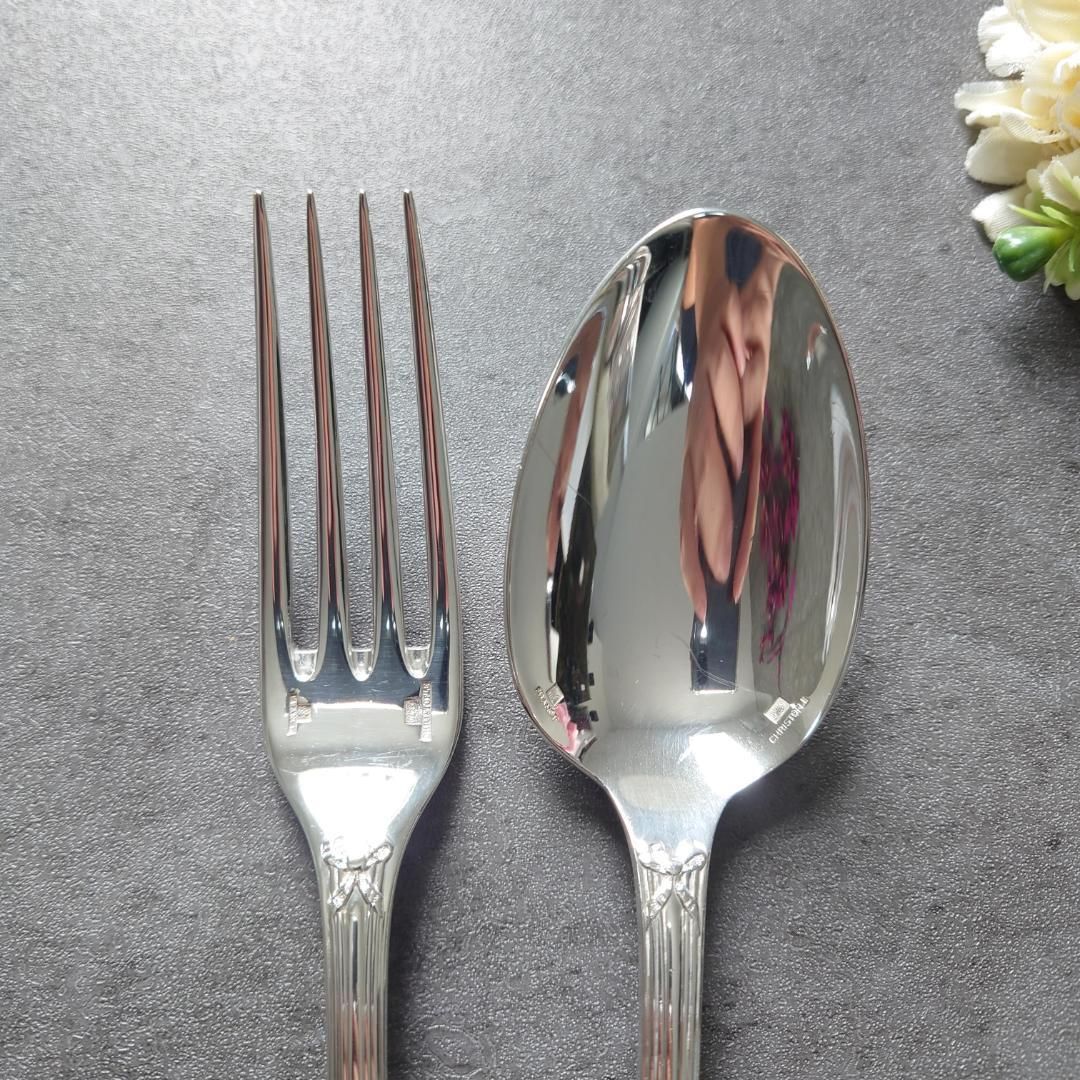 美品 クリストフル リュバン テーブルフォーク テーブルスプーン 2点