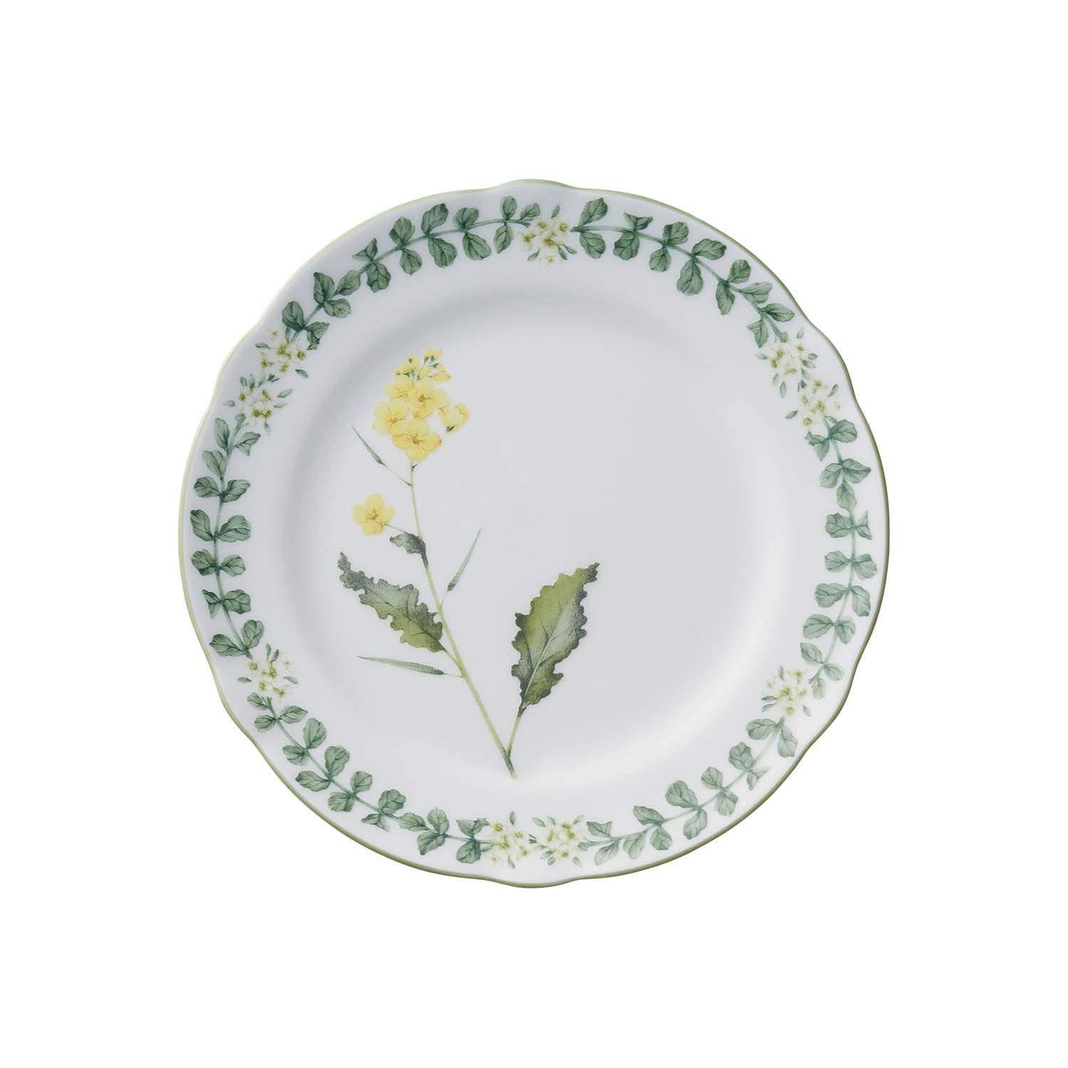 【在庫処分】ノリタケ プレート Noritake 19cm イングリッシュハーブズ 電子レンジ対応 1枚 ボーンチャイナ 97815/4942 02:ラウンド19cm