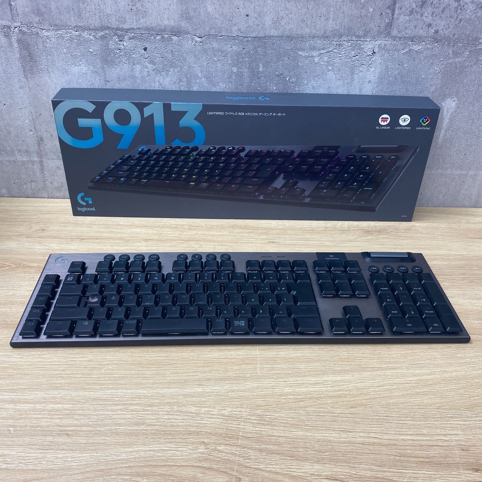 D-10029 Logicool ロジクール G913-LN リニア 赤軸 ワイヤレスゲーミングキーボード