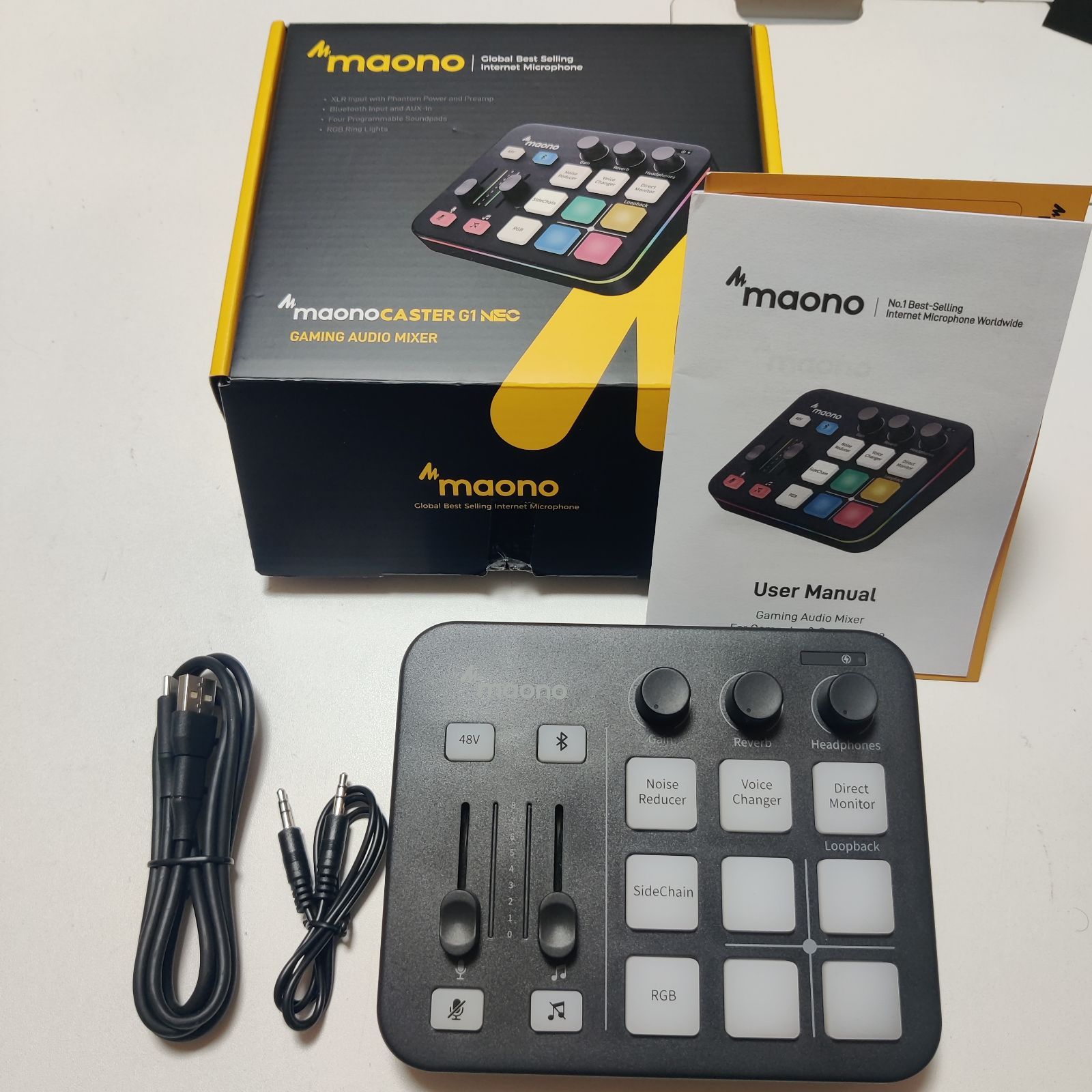 MAONO ゲーミングオーディオミキサー オーディオ