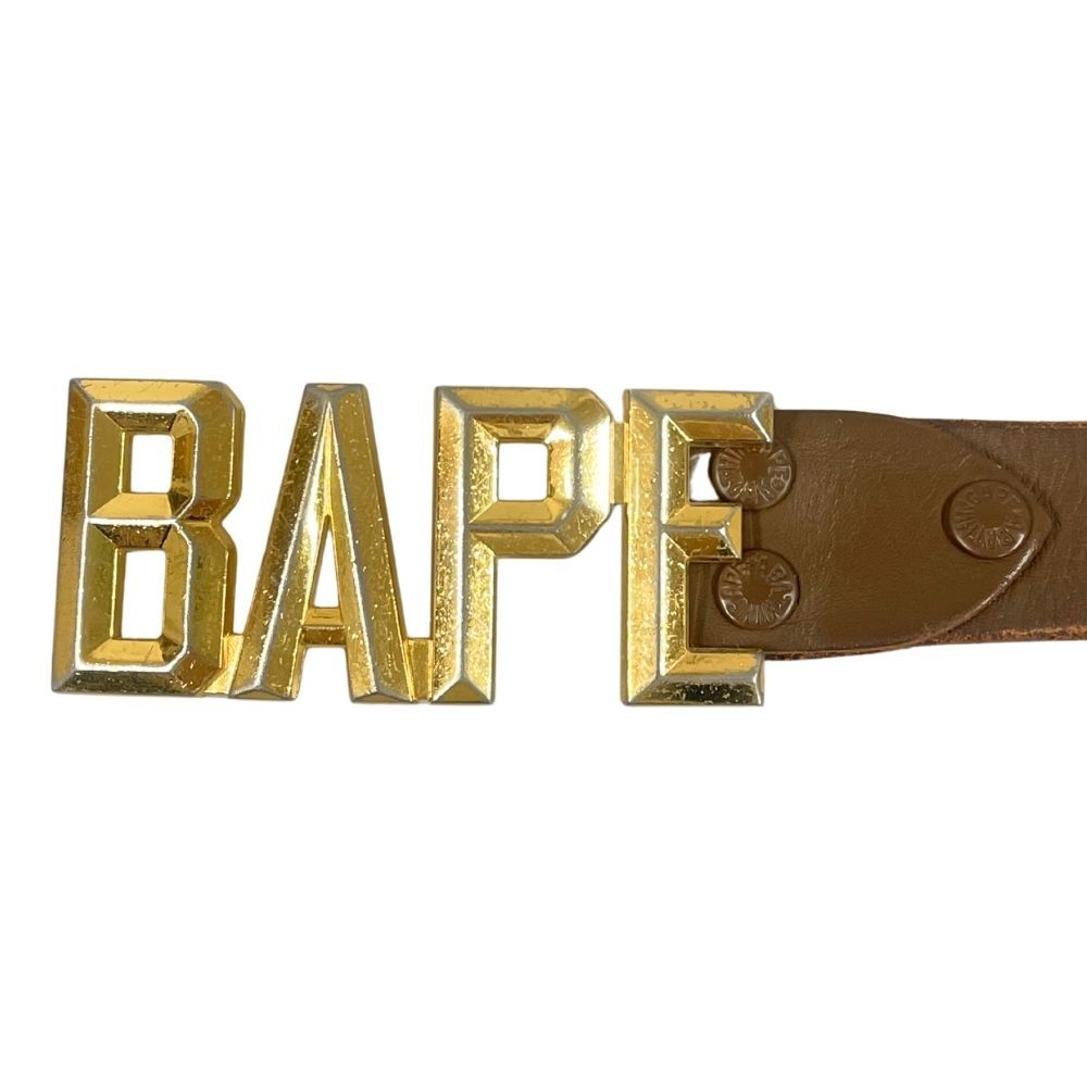 A BATHING APE BAバックル レザーベルト L ブラウン A BATHING APE BAバックル レザーベルト L ブラウン 楽天市場】A