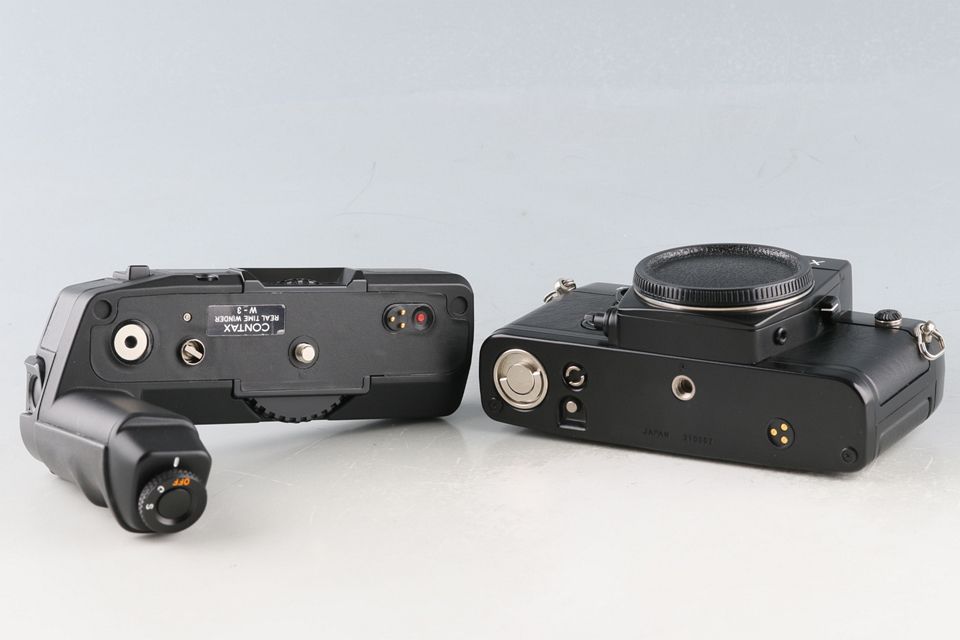 Contax RTS II QUARTZ 35mm SLR Film Camera + Winder W-3 #61423D3