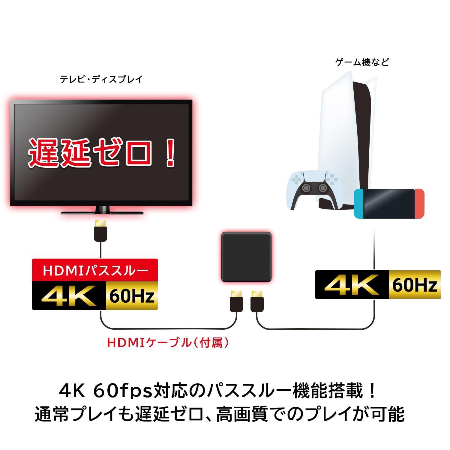 録画・配信ソフト付属あり ロジテック 4K コンパクト ビデオ