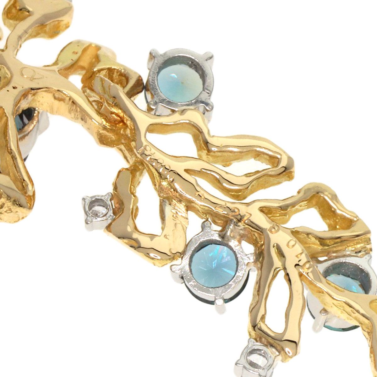 IWAKURA KOJI 岩倉康二 クレサンベール ダイヤモンド ネックレス K18YG  